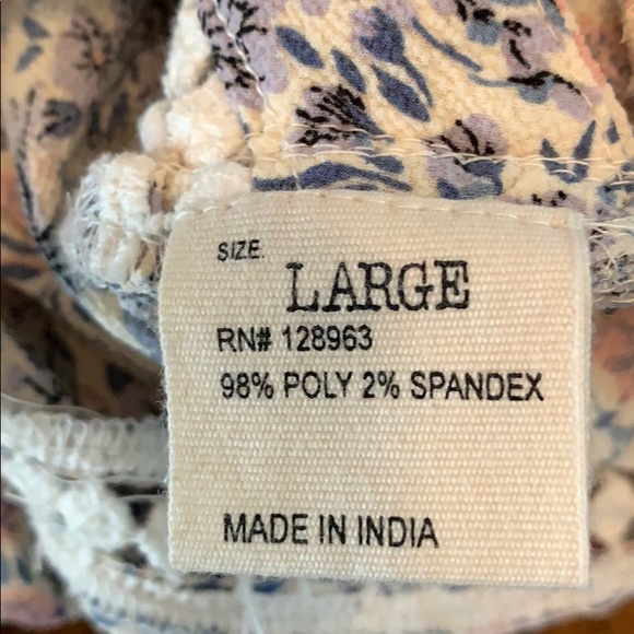 NWT Banjara Pink and Blue Paisley Romper - Picture 6 of 8